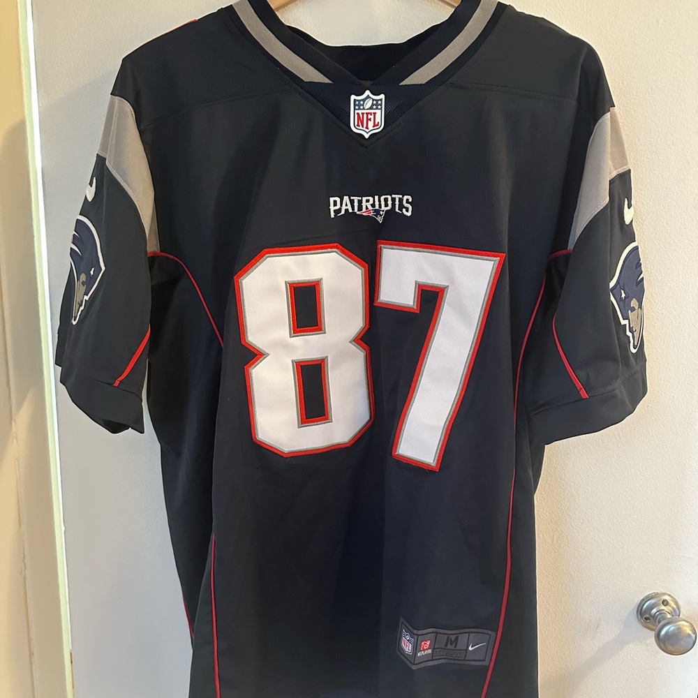 Patriots #87 Gronkowski Vintage NFL Nike Game Jersey